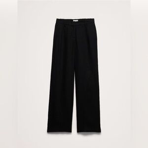 NWT Banana Republic Linen Wide Leg Pants Black | Everyday Pant Medium